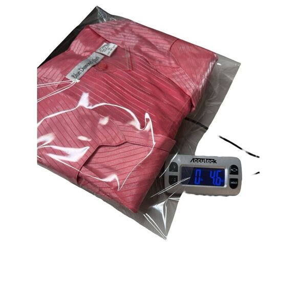 VTG Women's Blue Diamond‎ Plus Short Sleeve Button-Down Blouse in Pink, Size 1X - Picture 8 of 8